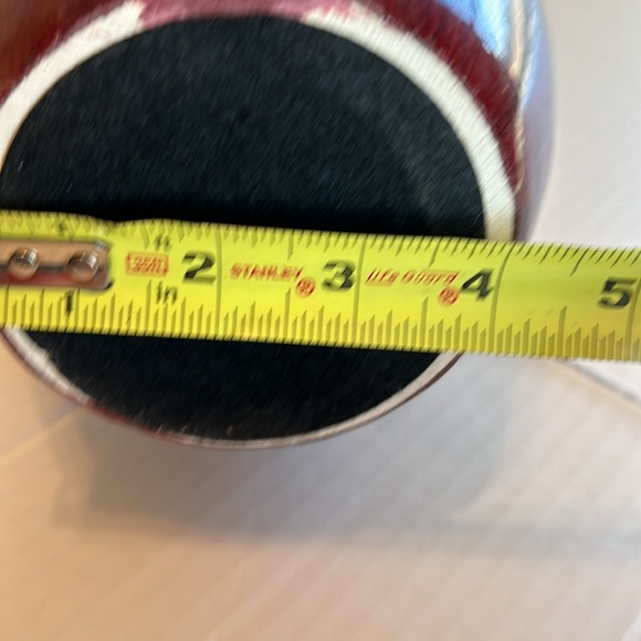 Mosaic Mid Century Red Green Blue Black Abstract Vintage Vase. 16.75” Tall - Picture 7 of 8